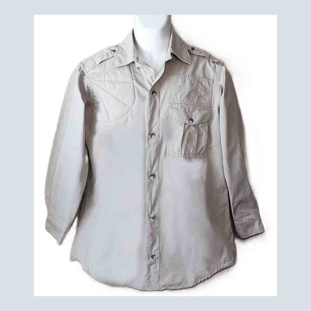 VTG CC Filson Shooting Shirt Cotton Men's Size 40 with 30" Sleeves